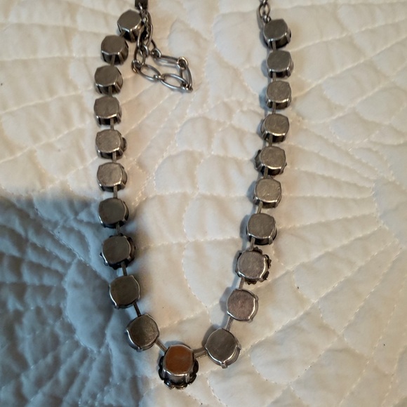 Mariana Black and Silver Crystal Necklace - Picture 5 of 6